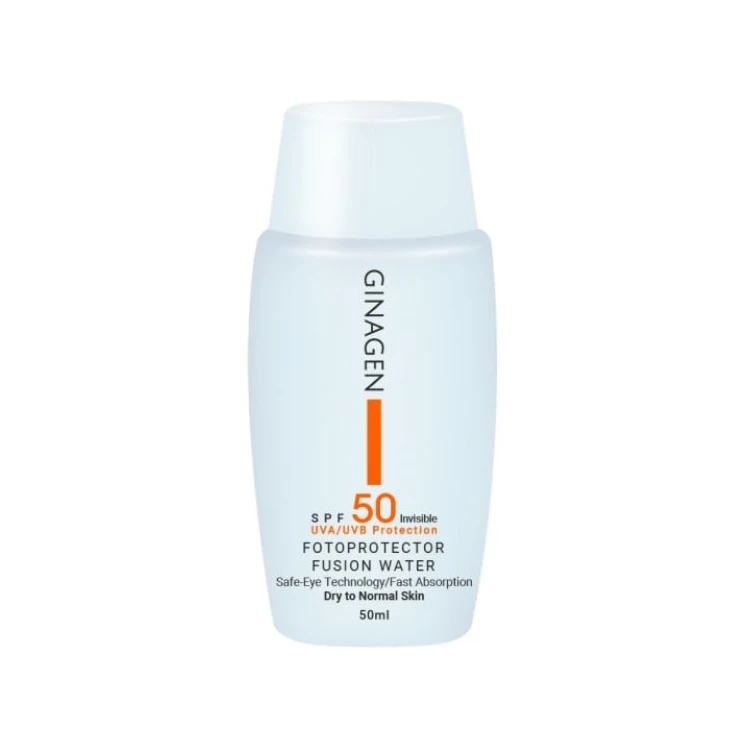 کرم ضدآفتاب ژیناژن بی رنگ پوست خشک و نرمال SPF50