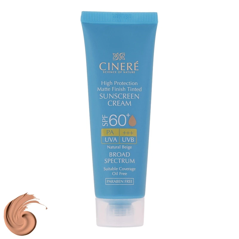 کرم ضدآفتاب رنگی نرمال سینره SPF60