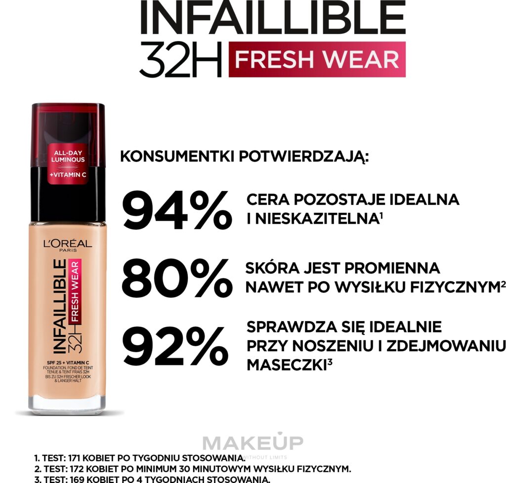 کرم پودر 32 ساعته Infallible Fresh Wear لورال
