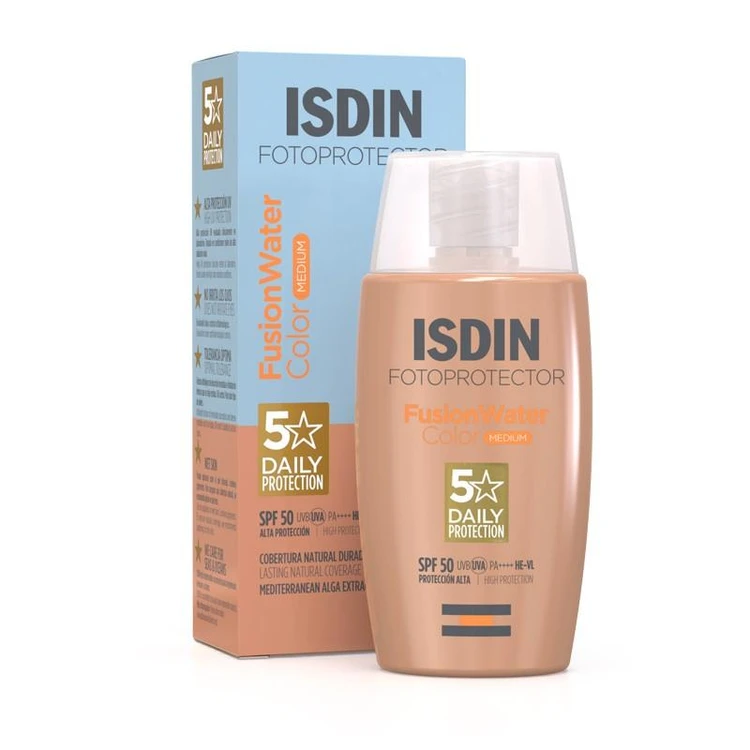 کرم ضد آفتاب رنگی ایزدین فیوژن واتر کالر SPF50