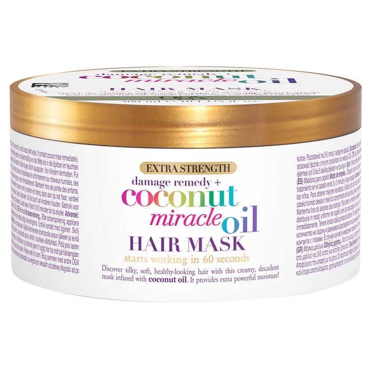 ماسک مو روغن نارگیل میراکل OGX او جی ایکس 300 میل