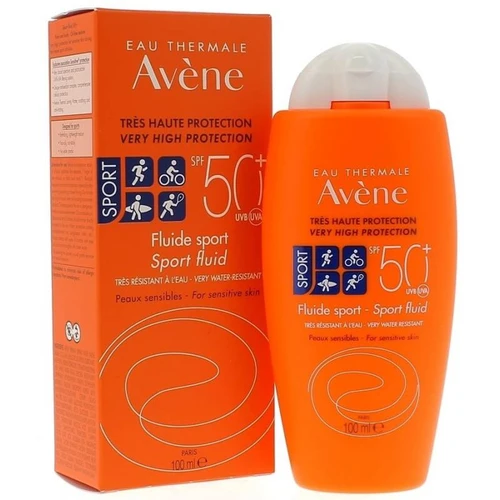 ضد آفتاب بدون رنگ اون Avene مدل فلوئید اسپورت حجم 100 میل