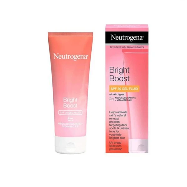 ژل ضد آفتاب نوتروژینا spf30 مدل Bright Boost