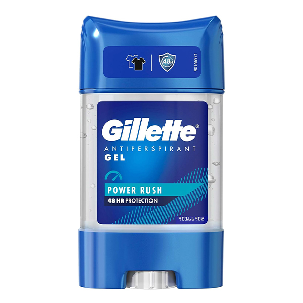 مام ژله ای ژیلت Gillette مدل پاور راش Power Rush 48H حجم 70 گرم